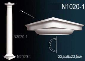 Капитель из полиуретана Perfect (N 1020-1)