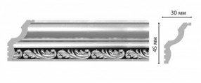 Плинтус потолочный DECOMASTER 148B-63 ШК (45*30*2400мм)